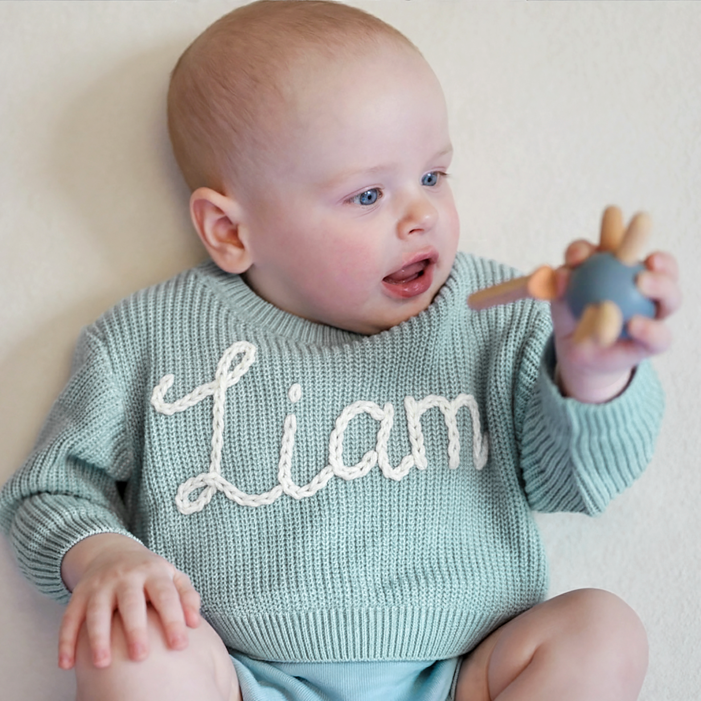Custom Baby Name Sweater