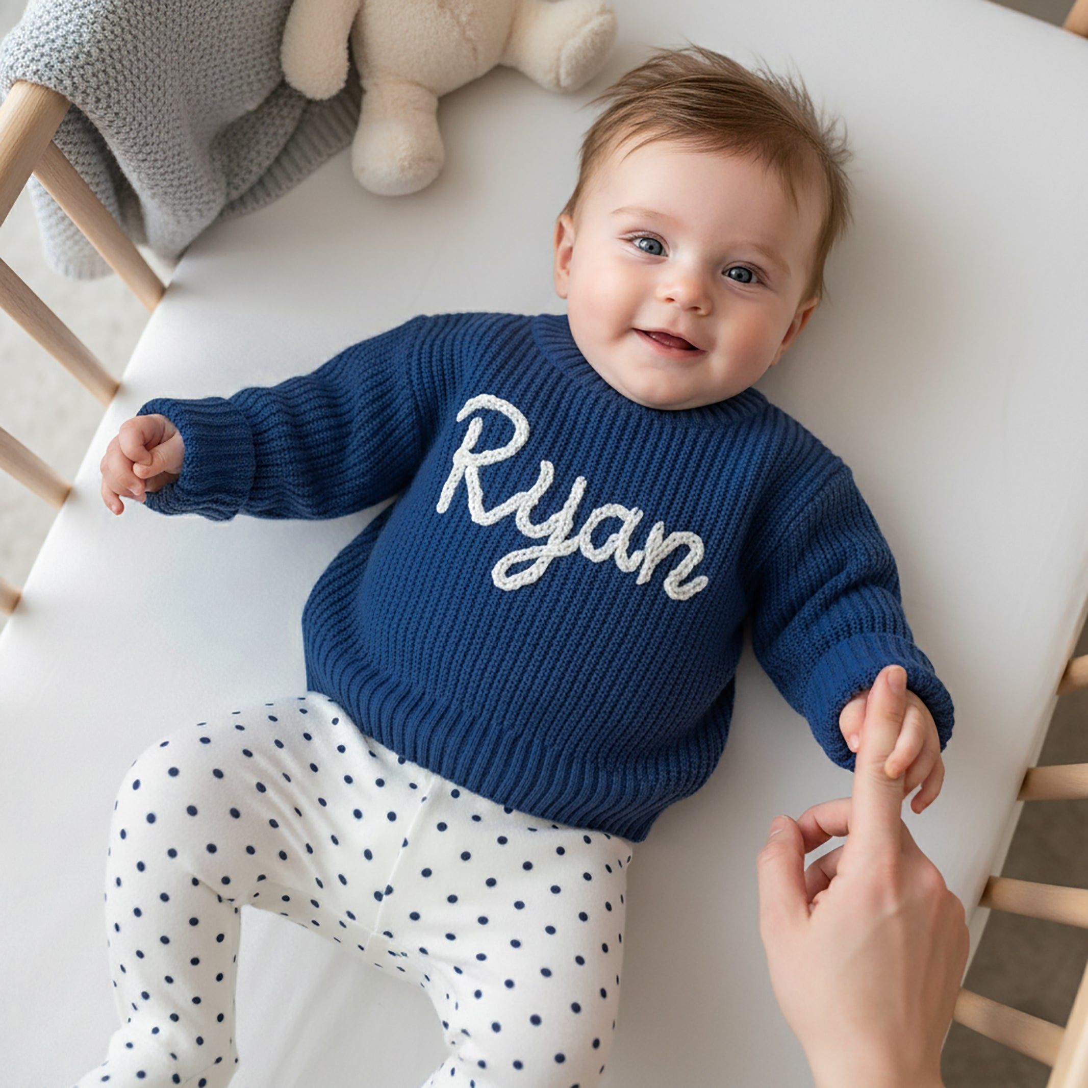 Custom Baby Name Sweater