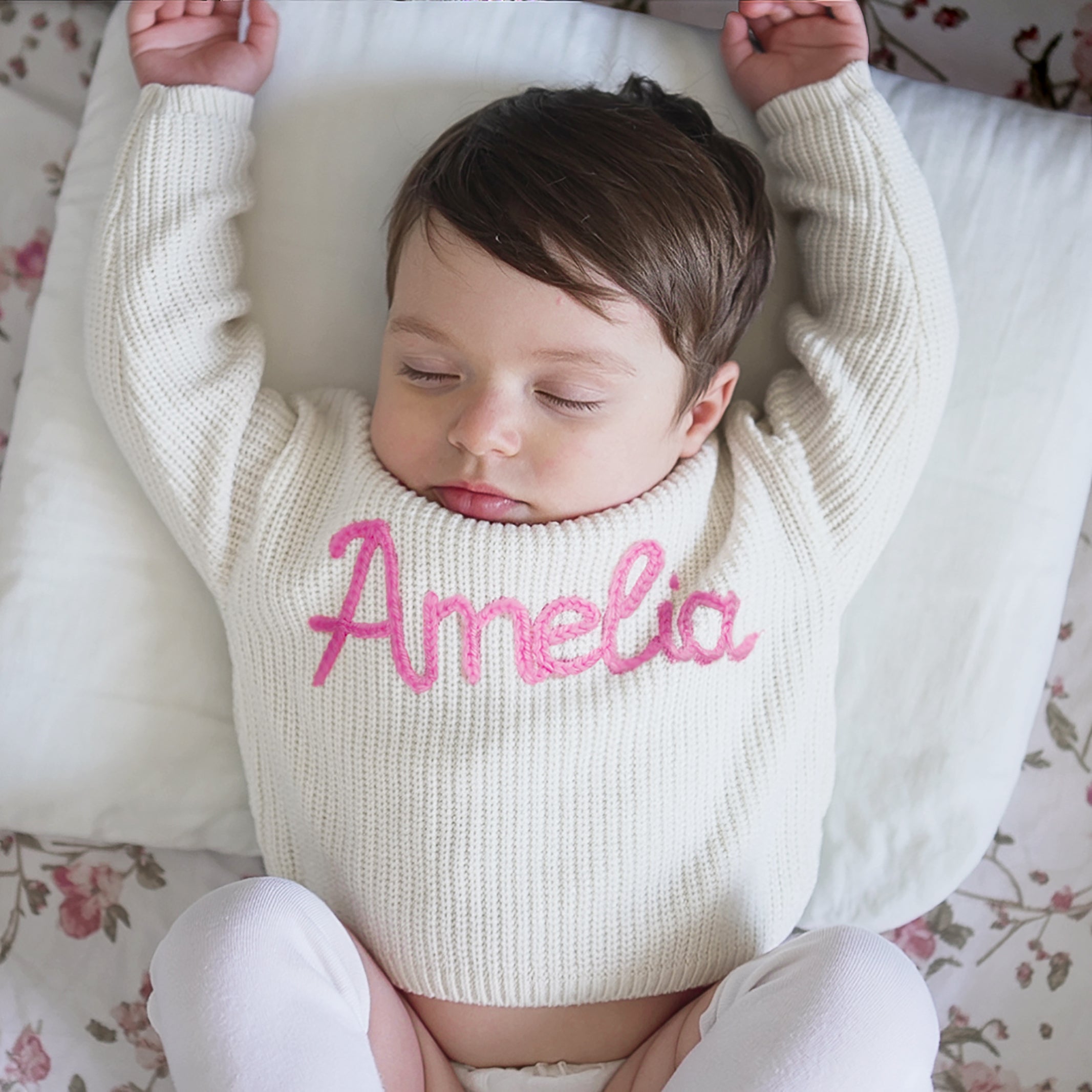 Custom Baby Name Sweater